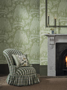NCW4595-01 Les Saules Green Wallpaper by Nina Campbell