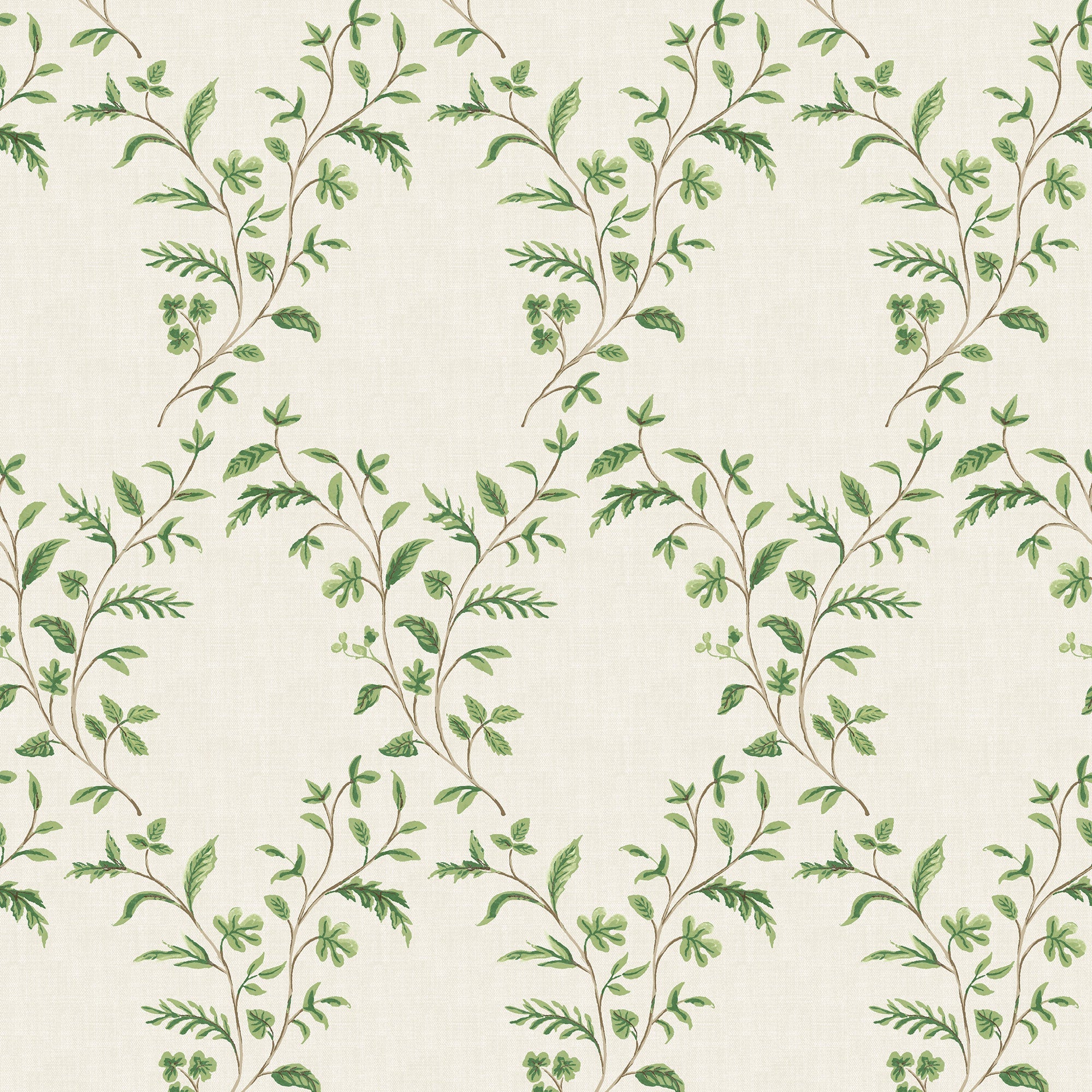NCW4596-01 Hollingbourne Trellis Green Wallpaper by Nina Campbell