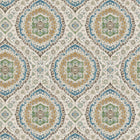NCW4597-01 Karabali Blue / Green Wallpaper by Nina Campbell