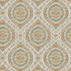Karabali Ochre / Eucalyptus Honfleur Wallpaper Wallpaper by Nina Campbell