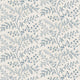 Lamballe Blue / Ivory Dauphine Wallpaper by Nina Campbell