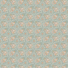 NCW4633-01 Pagelle Aqua Dauphine Wallpaper by Nina Campbell - flat