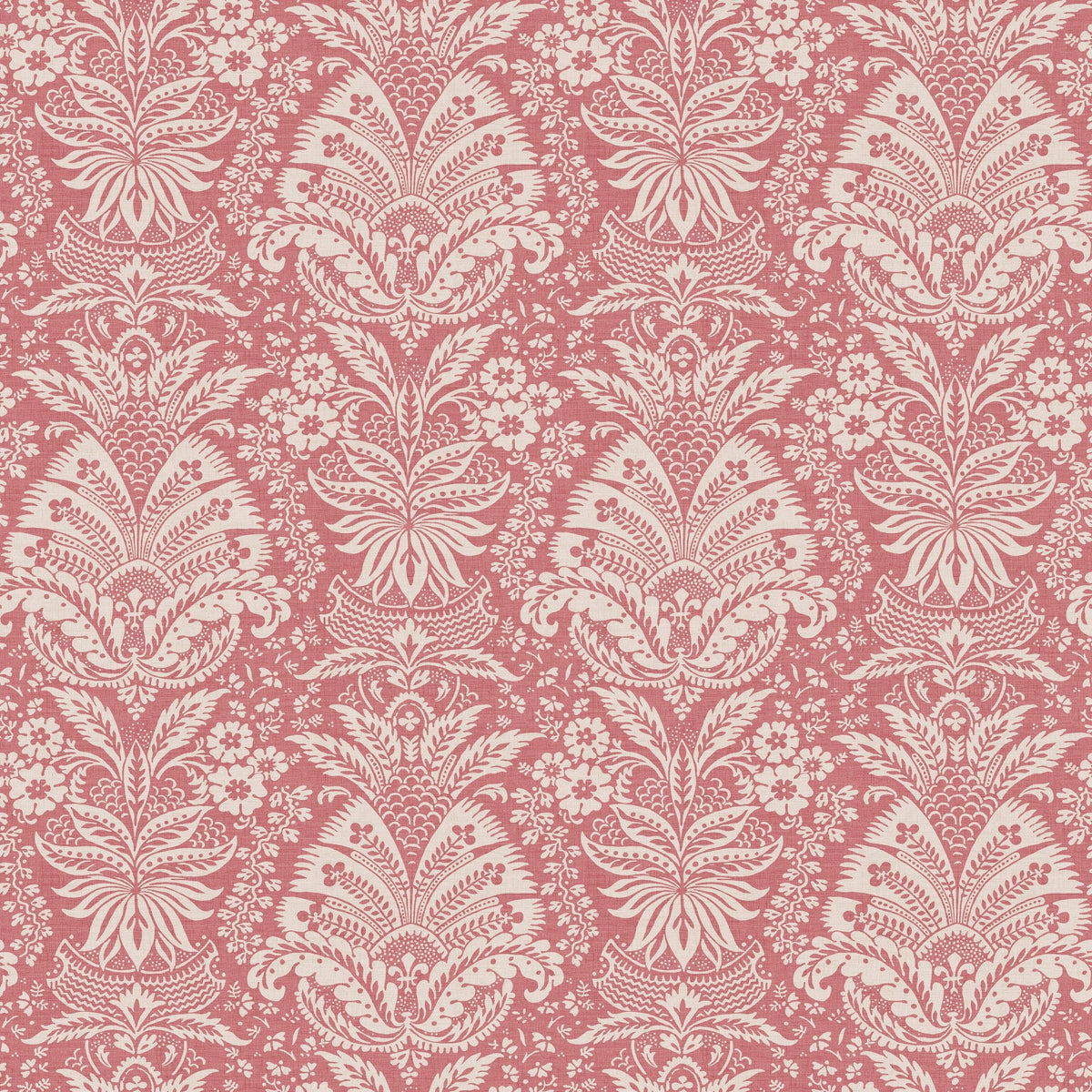NCW4635-01 Bourton Damask Rose Dauphine Wallpaper by Nina Campbell - flat