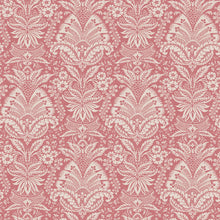 NCW4635-01 Bourton Damask Rose Dauphine Wallpaper by Nina Campbell - flat