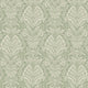 Bourton Damask Sage Dauphine Wallpaper by Nina Campbell