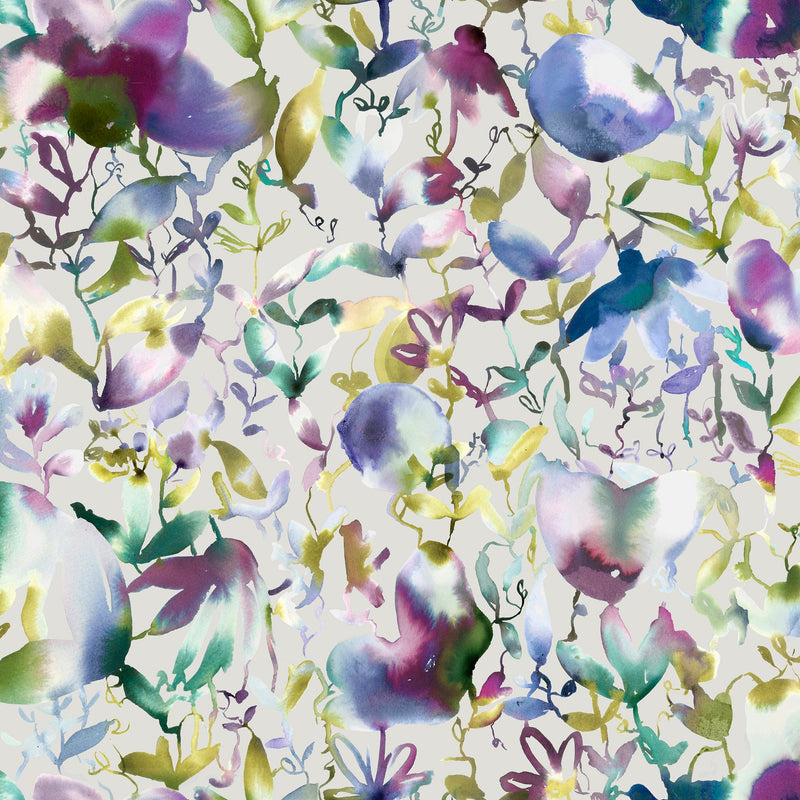 Nelia Indigo Iridescence Wallpaper by Voyage Maison | NELIA/WPO/IND