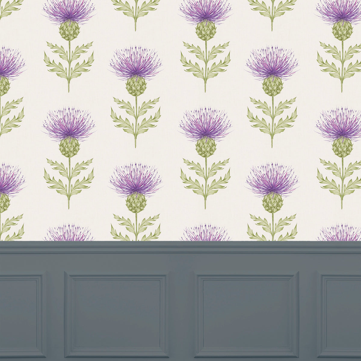 Nessy Large Damson Wallpaper by Voyage Maison | NESSY/WPO/LDA