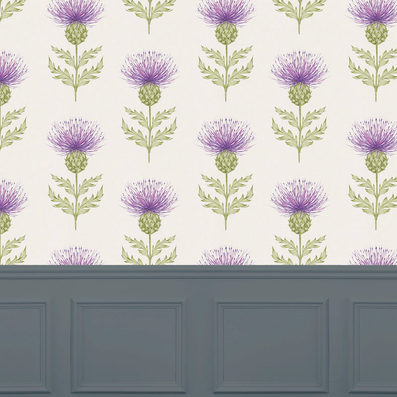 Nessy Large Damson Wallpaper by Voyage Maison | NESSY/WPO/LDA
