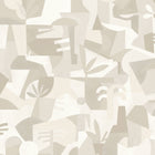 Tahiti Expression White New Primitivism Wallpaper by Tres Tintas