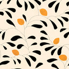 Fresh Lemons Beige New Primitivism Wallpaper by Tres Tintas