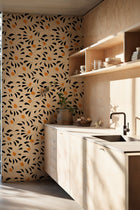 Fresh Lemons Beige New Primitivism Wallpaper by Tres Tintas