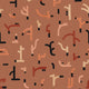 Tribal Tongue Red New Primitivism Wallpaper by Tres Tintas