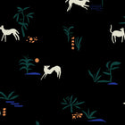 Prehistoric Creatures Black New Primitivism Wallpaper by Tres Tintas