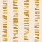 Linear Footprints Ocher New Primitivism Wallpaper by Tres Tintas