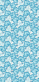 Poppy Pod Denim / Chilli Pomona Fabric by Scion