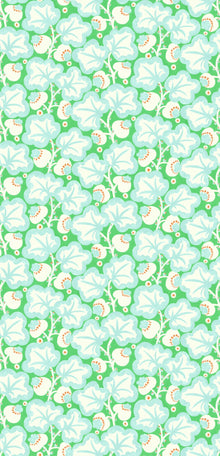 NPOF121353 Poppy Pod Marine / Tangerine Pomona Fabric by Scion