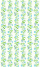 On The Vine Cornflower / Kelly Green Pomona Fabric by Scion