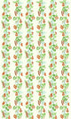 On The Vine Tangerine / Kelly Green Pomona Fabric by Scion