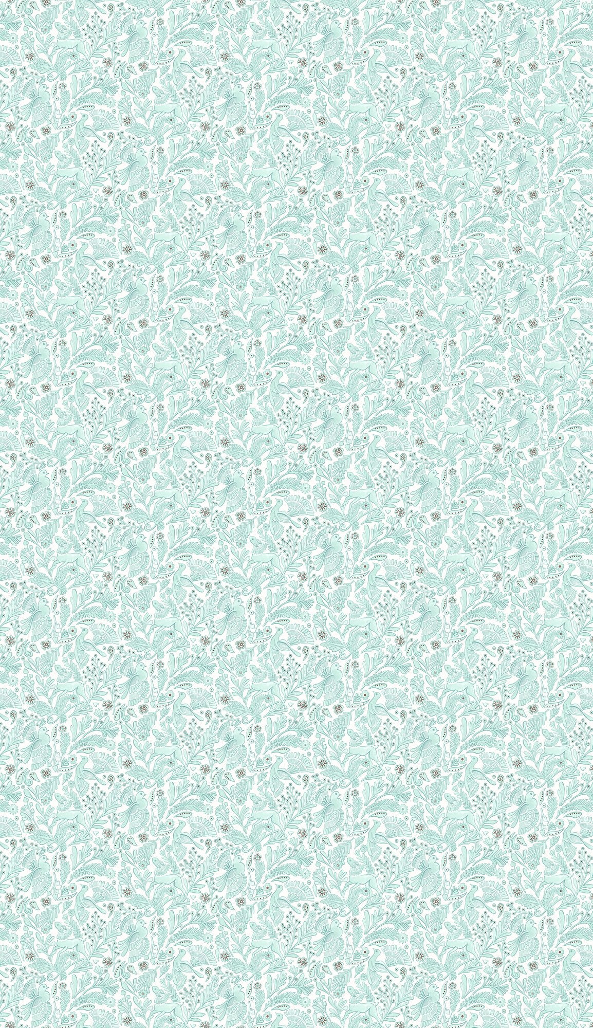 NPOF121360 Dove & Deer Coast Blue Pomona Fabric by Scion