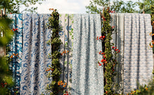 NPOF121360 Dove & Deer Coast Blue Pomona Fabric by Scion