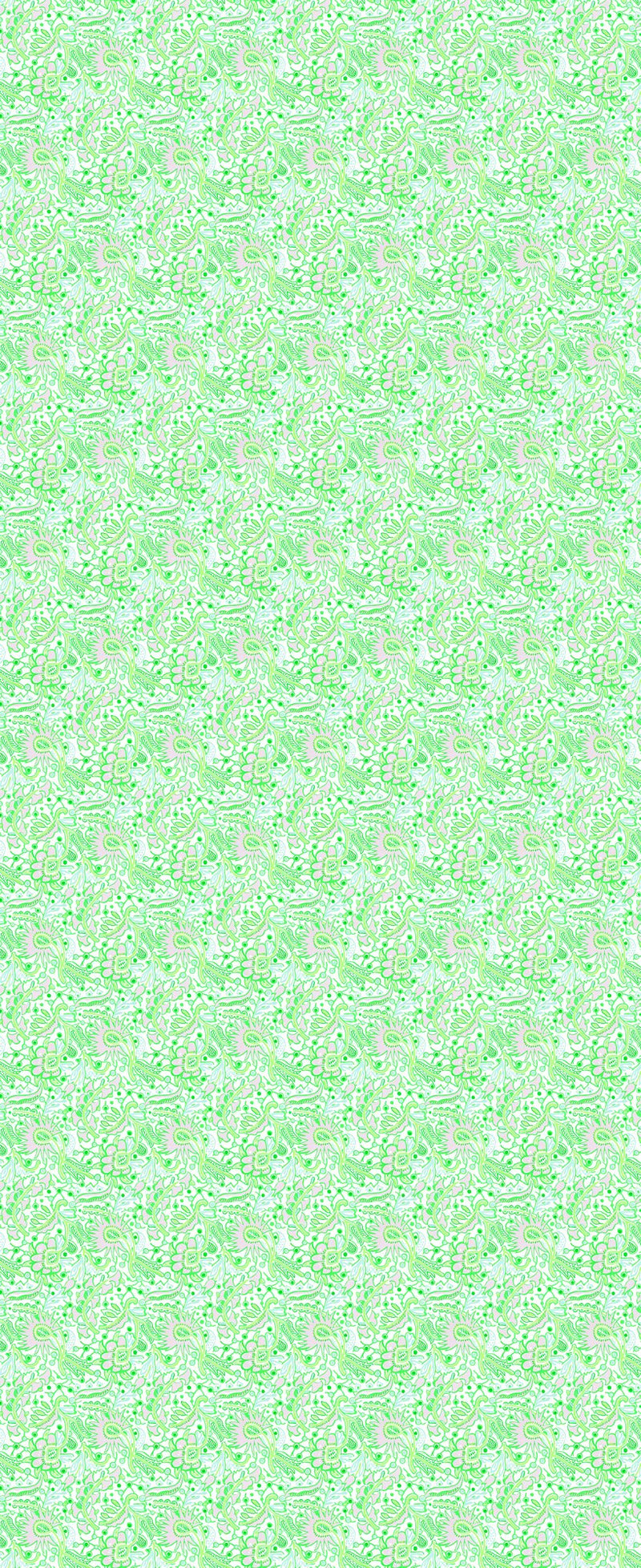NPOF121370 Pomona Lilac / Jade Fabric by Scion