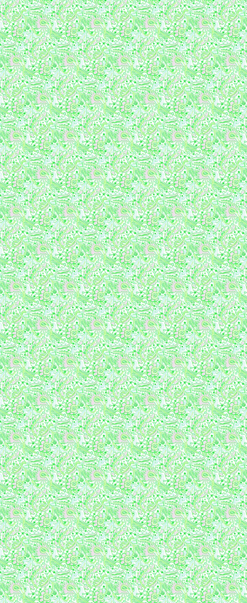 NPOF121370 Pomona Lilac / Jade Fabric by Scion