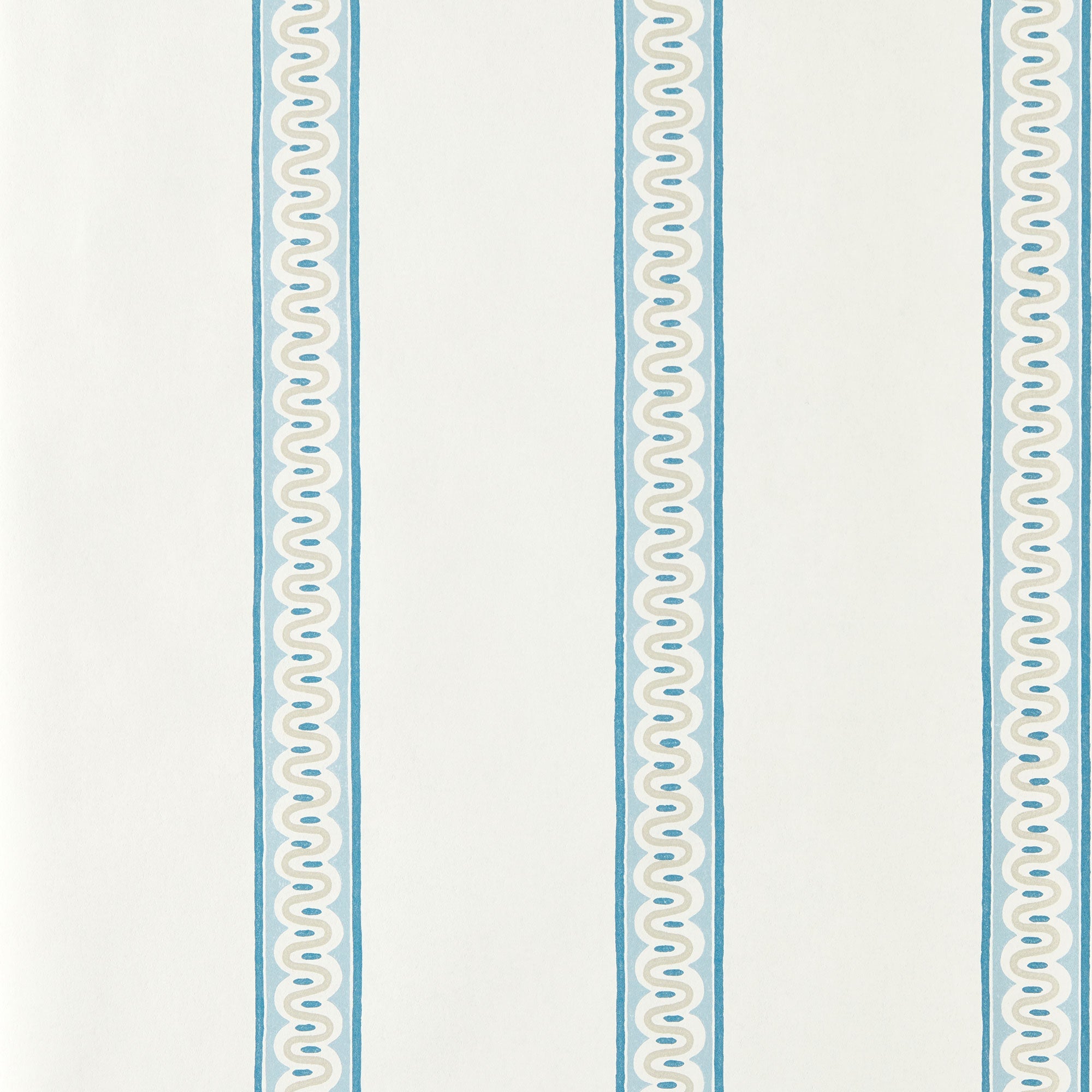 NPOP113385 Fondant Stripe Denim Wallpaper by Scion