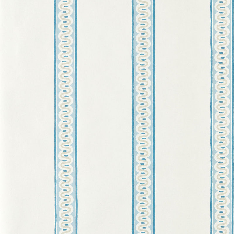 NPOP113385 Fondant Stripe Denim Wallpaper by Scion