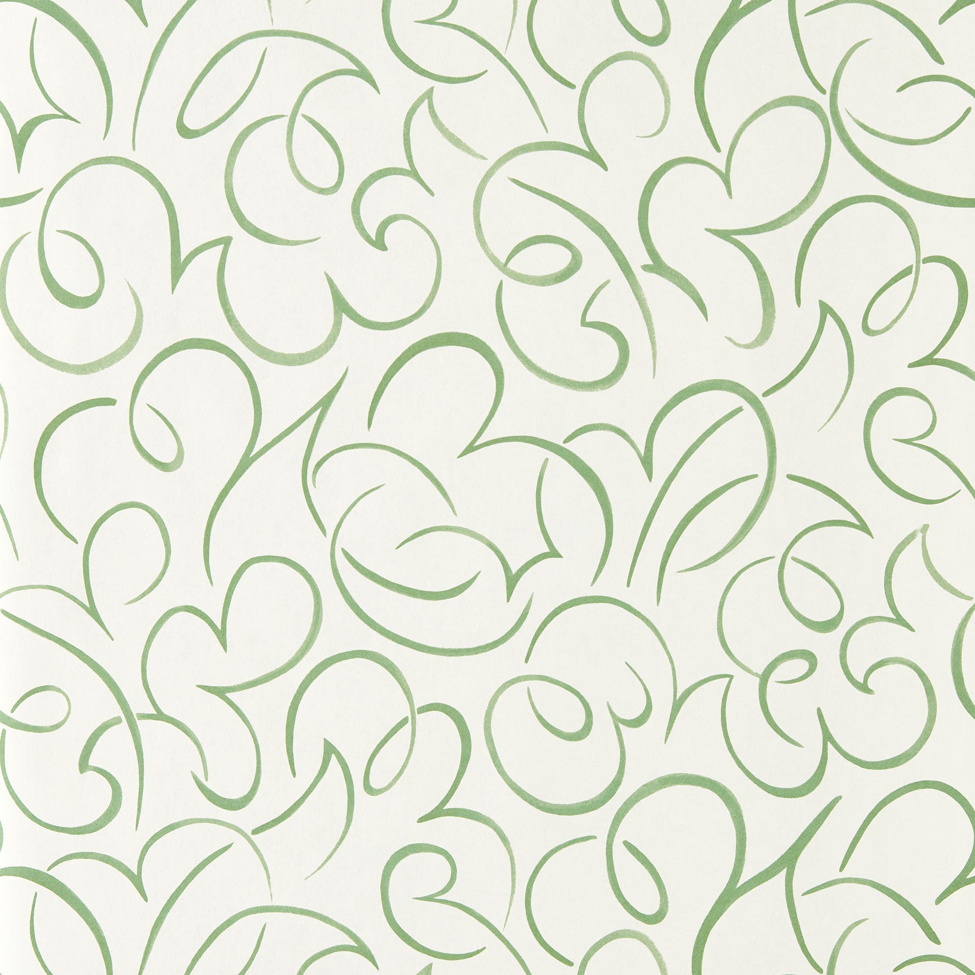 NPOP113388 Flo Swirl Pine Wallpaper by Scion