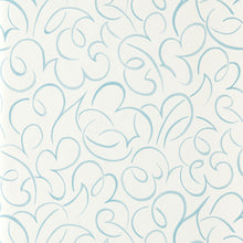 NPOP113389 Flo Swirl Cornflower Wallpaper by Scion