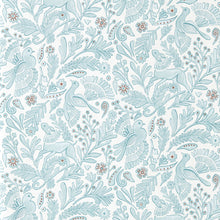 NPOP113390 Dove & Deer Coast Blue Wallpaper by Scion