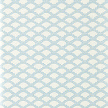 NPOP113395 Scallop Frill Cornflower Wallpaper by Scion