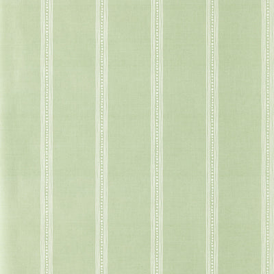 Harvest Stripe Pea Green Pomona Wallpaper by Scion