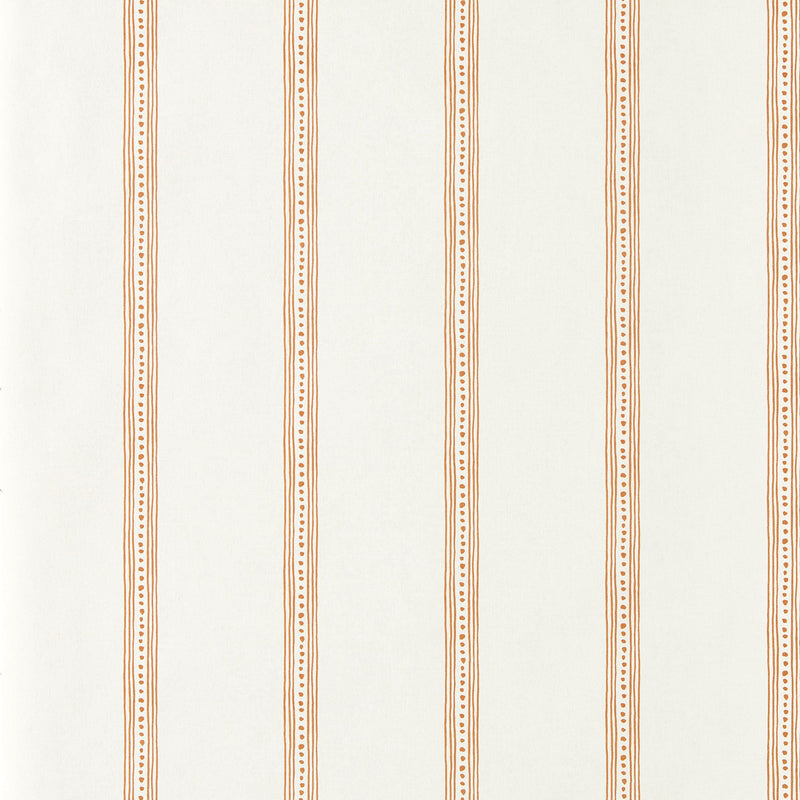 NPOP113397 Harvest Stripe Tangerine Wallpaper by Scion