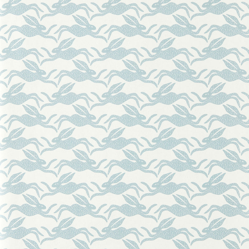 NPOP113404 Hares Coast Blue Wallpaper by Scion