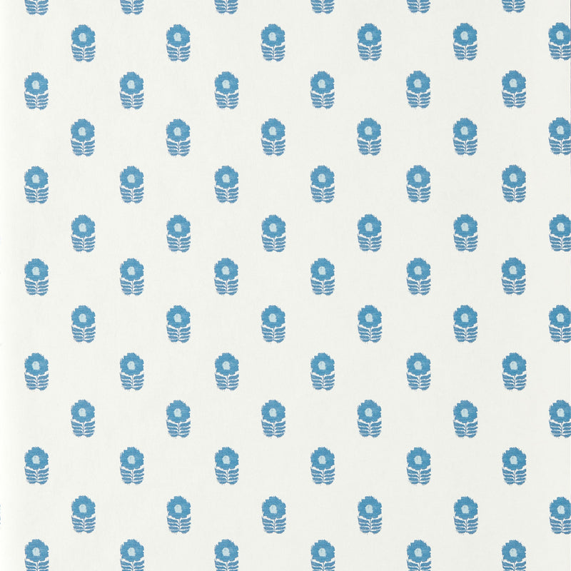 NPOP113406 Ditsy Daisy Denim Wallpaper by Scion