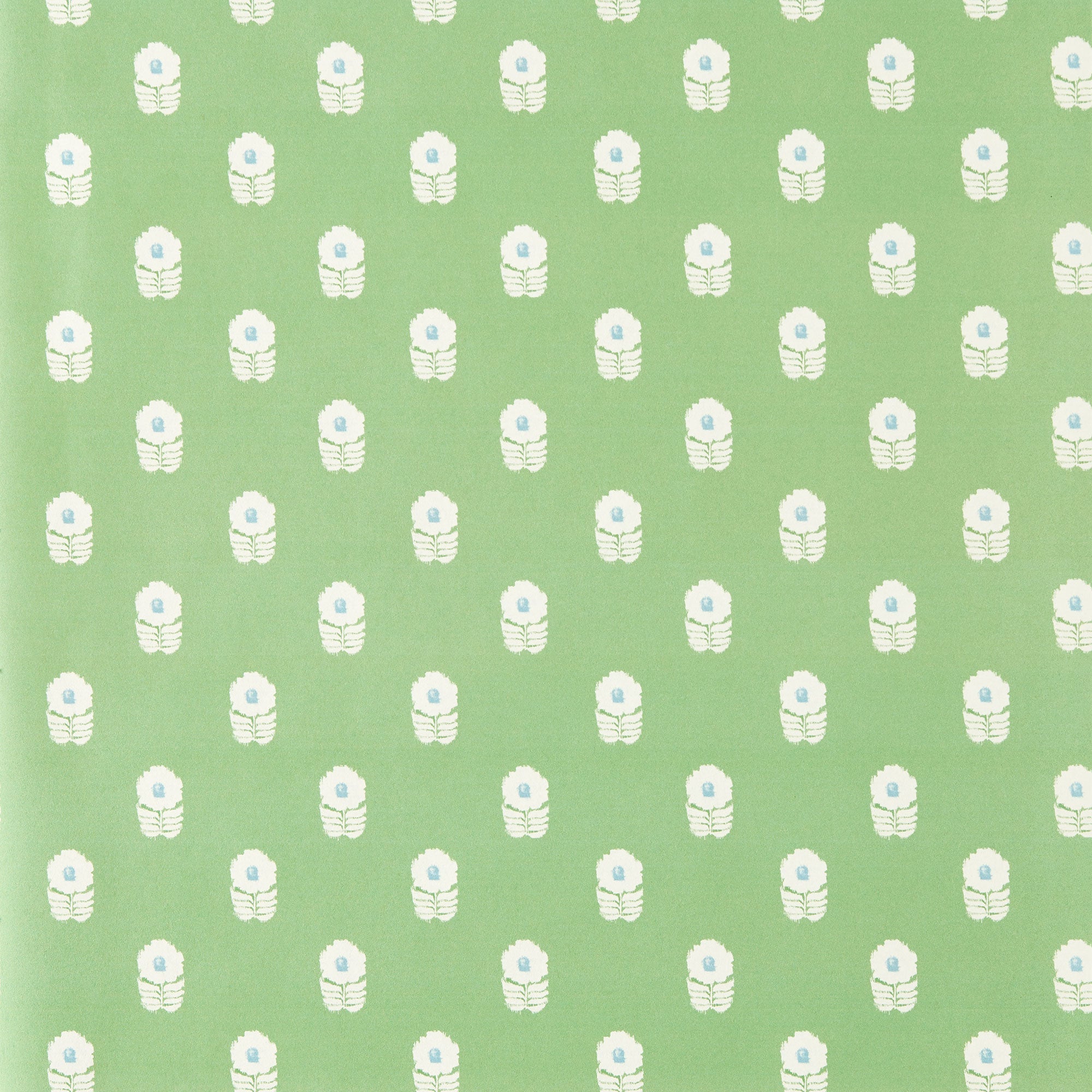 NPOP113408 Ditsy Daisy Jade Wallpaper by Scion