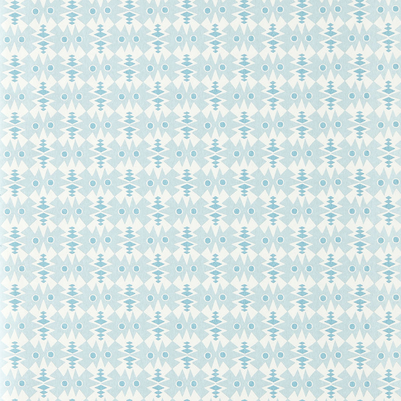 NPOP113410 Owl & Butterfly Denim Wallpaper by Scion