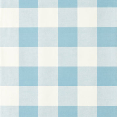 Central Check Cornflower Pomona Wallpaper by Scion