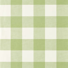 NPOP113417 Central Check Pea Green Wallpaper by Scion