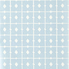 NPOP113422 Tiles Cornflower Wallpaper by Scion
