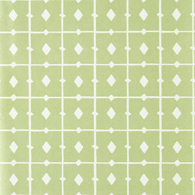 Tiles Pea Green Pomona Wallpaper by Scion