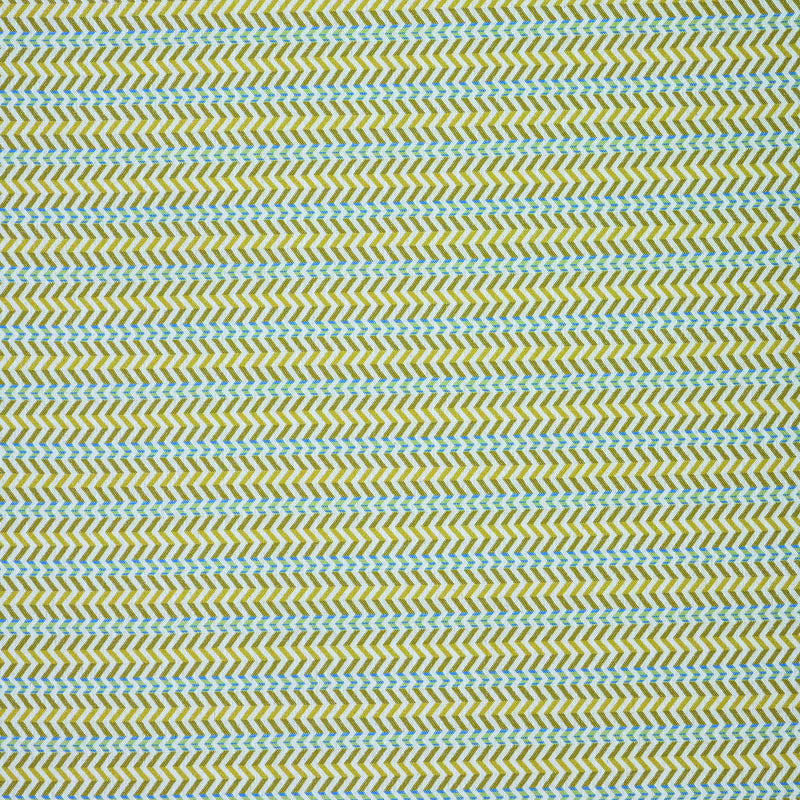 NPOW134825 Pomona Zigzag Honey / Cornflower Pomona Weaves Fabric by Scion