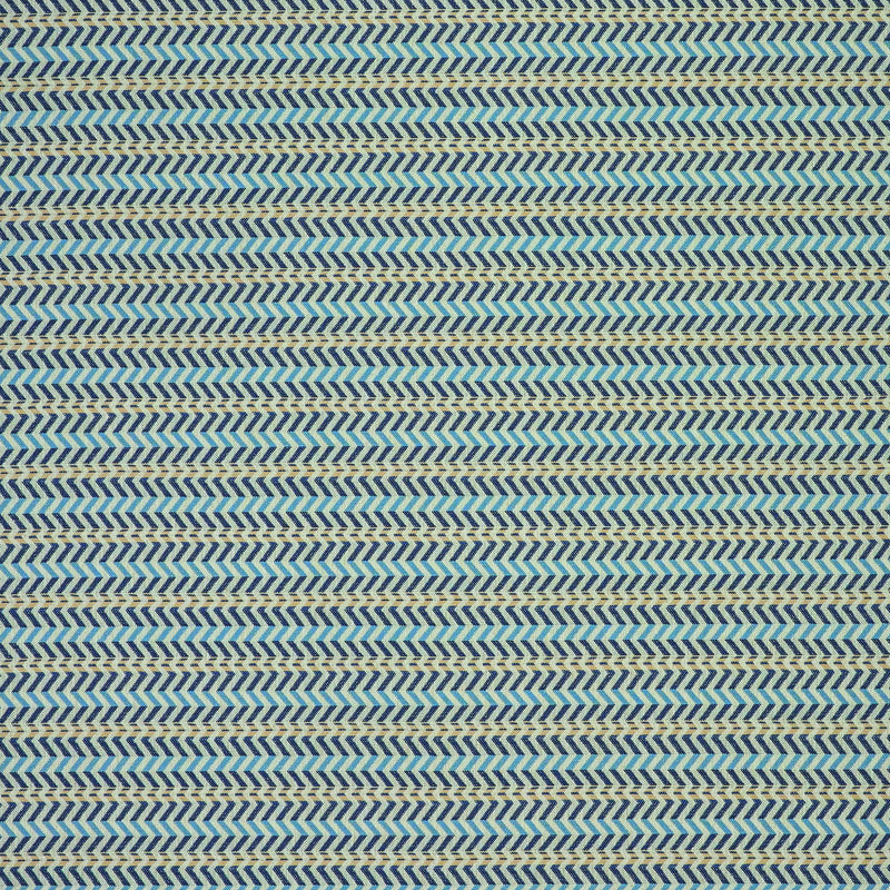 NPOW134827 Pomona Zigzag Indigo / Coast Blue Pomona Weaves Fabric by Scion