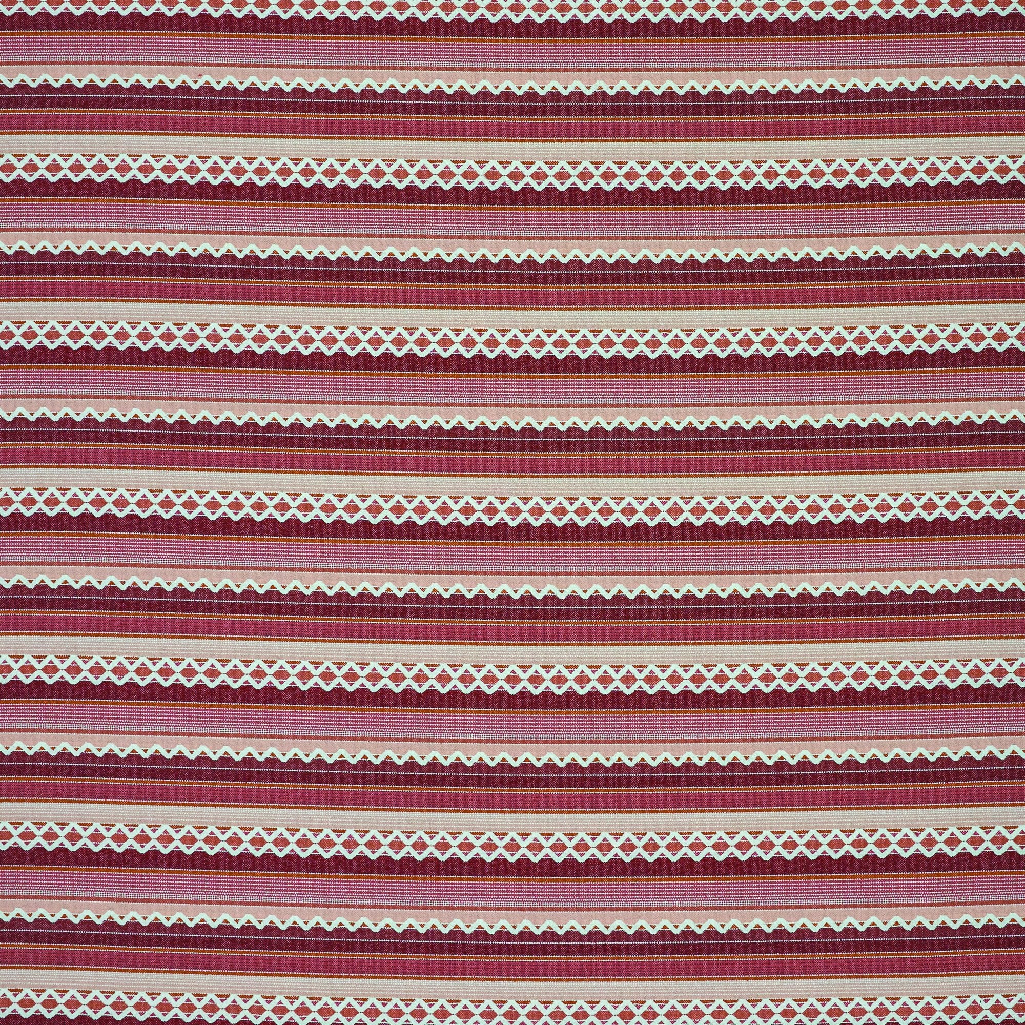 NPOW134829 Lock Stitch Chilli / Ladybird Red / Blush Pomona Weaves Fabric by Scion