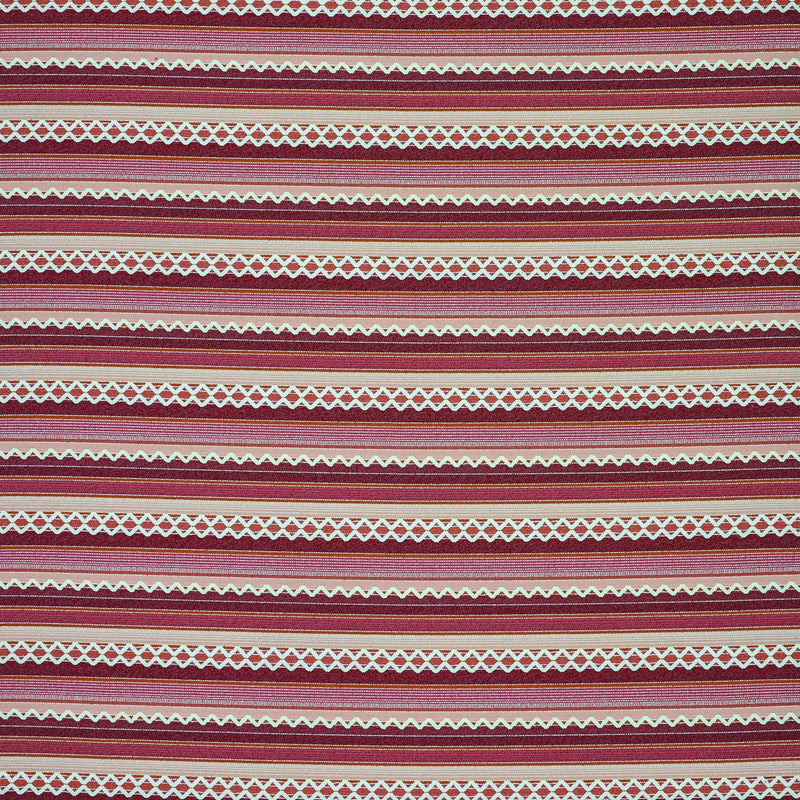 NPOW134829 Lock Stitch Chilli / Ladybird Red / Blush Pomona Weaves Fabric by Scion
