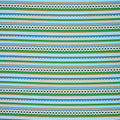 Lock Stitch Cornflower / Jade / Apricot Pomona Weaves Fabric by Scion