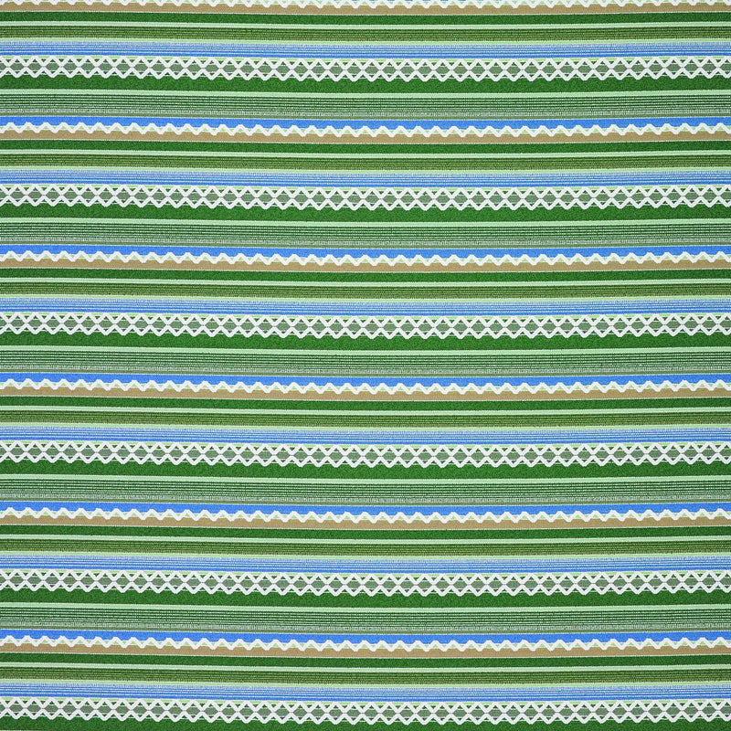 NPOW134831 Lock Stitch Pine / Forest / Coast Blue Pomona Weaves Fabric by Scion