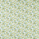 Dancing Daisies Print Cornflower Fabric by Scion