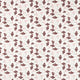 Fringed Poppy Print Dusk Pink/Chestnut Fabric by Scion